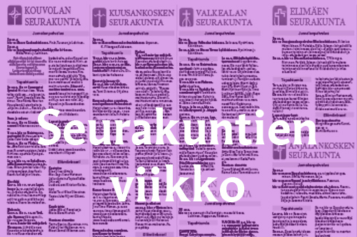 Seurakuntien viikkosivu