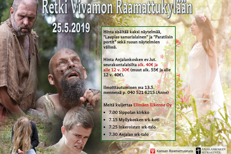 Retki Vivamon Raamattukylään Retki Vivamon Raamattukylään