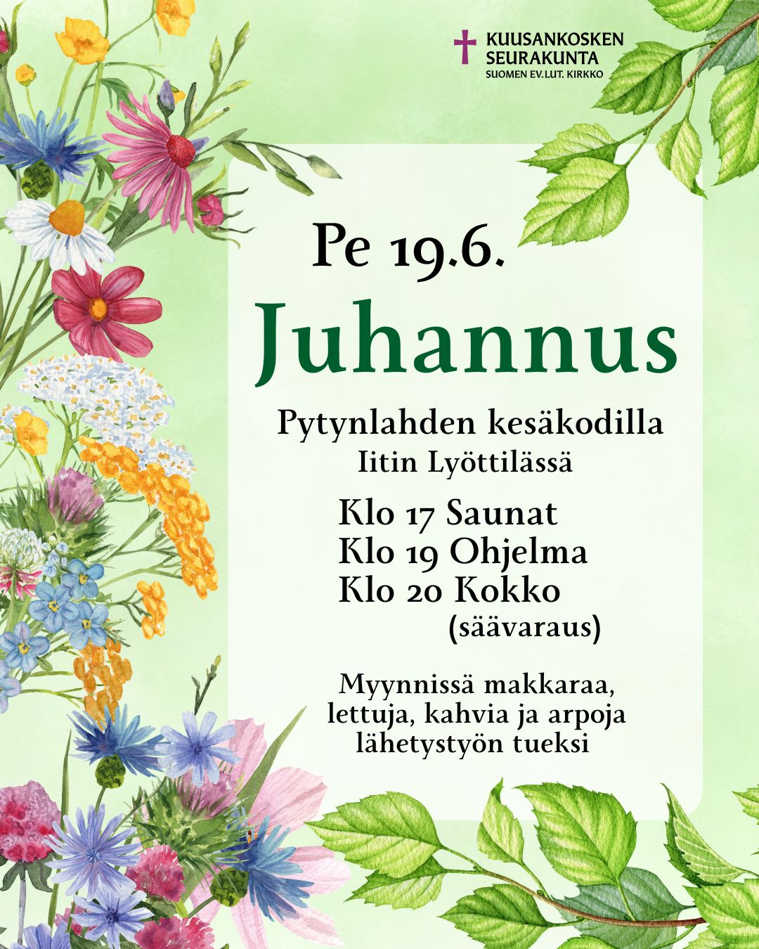 Juhannusjuhla mainos