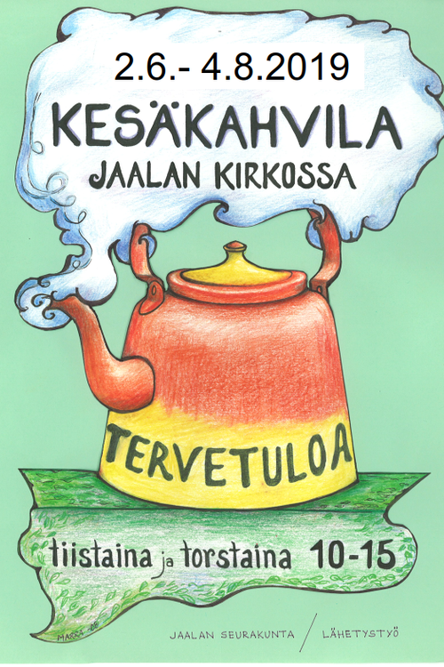 Lähetyksen kesäkahvila Jaalassa Lähetyksen kesäkahvila Jaalassa