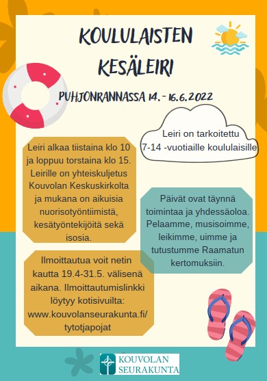 Mainoskuva leiristä