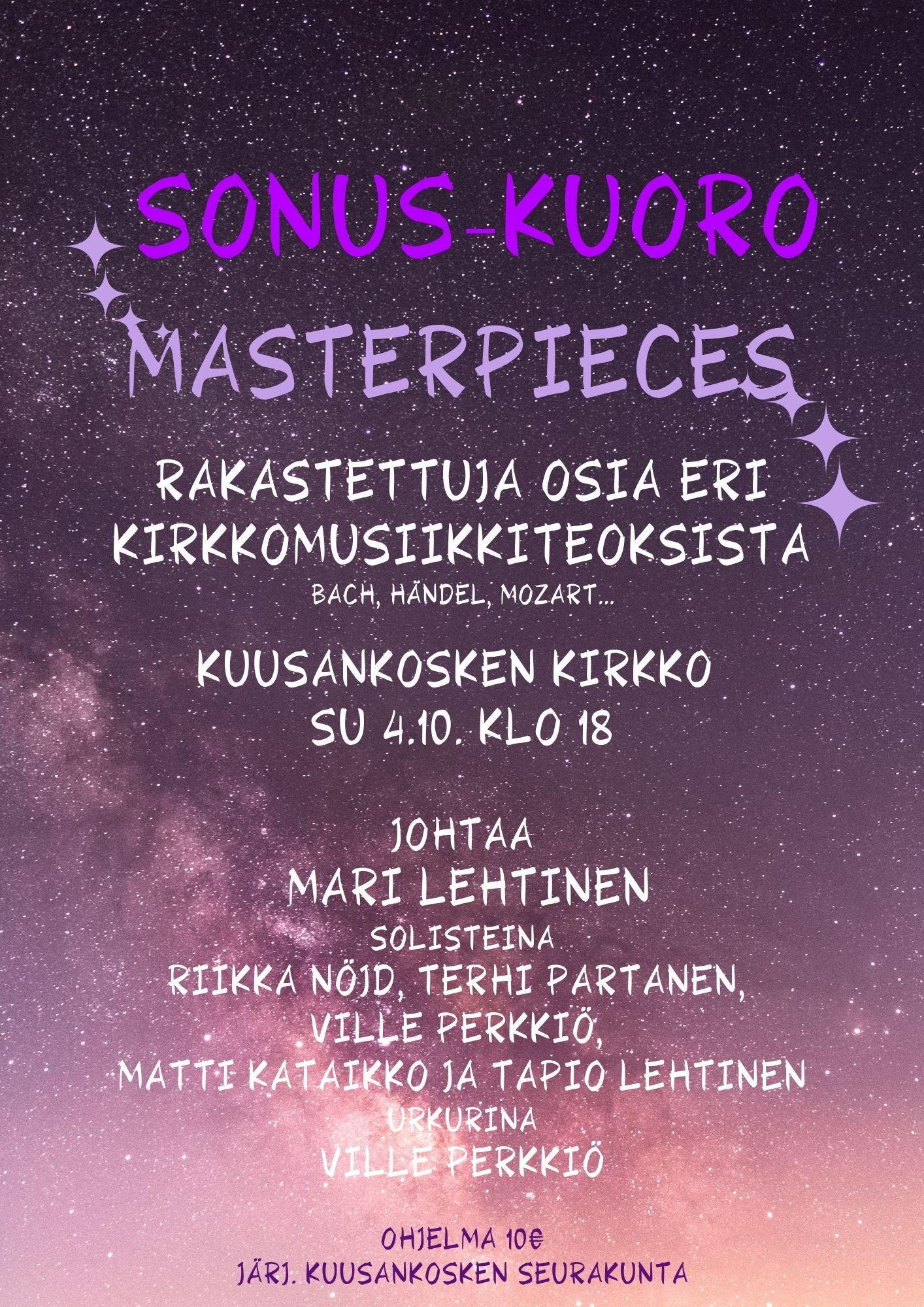 Juliste tapahtumasta