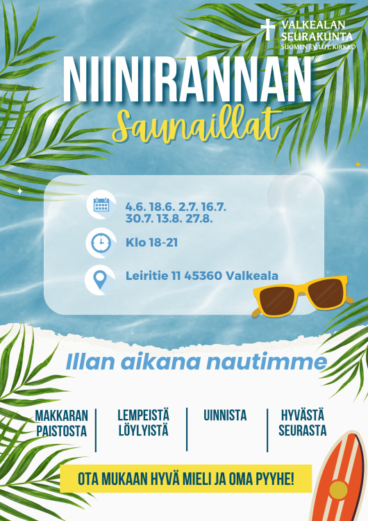 Saunailta Niinirannassa