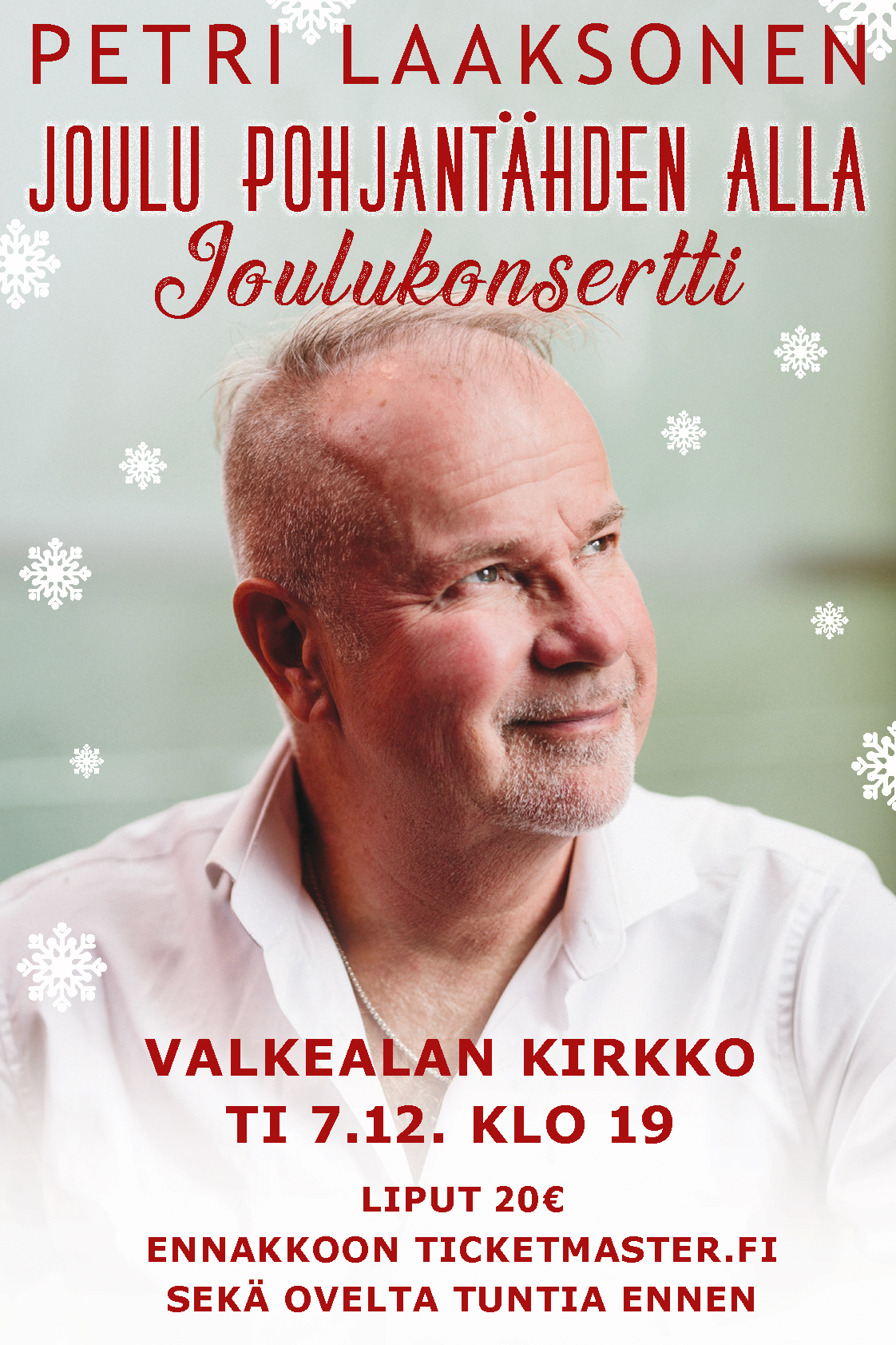 Petri Laaksosen joulukonsertti Joulukonsertti