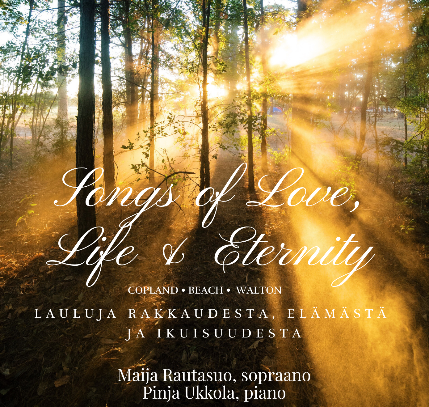 Songs of Love, Life & Eternity -konsertti Maija Rautasuo ja Pinja Ukkola