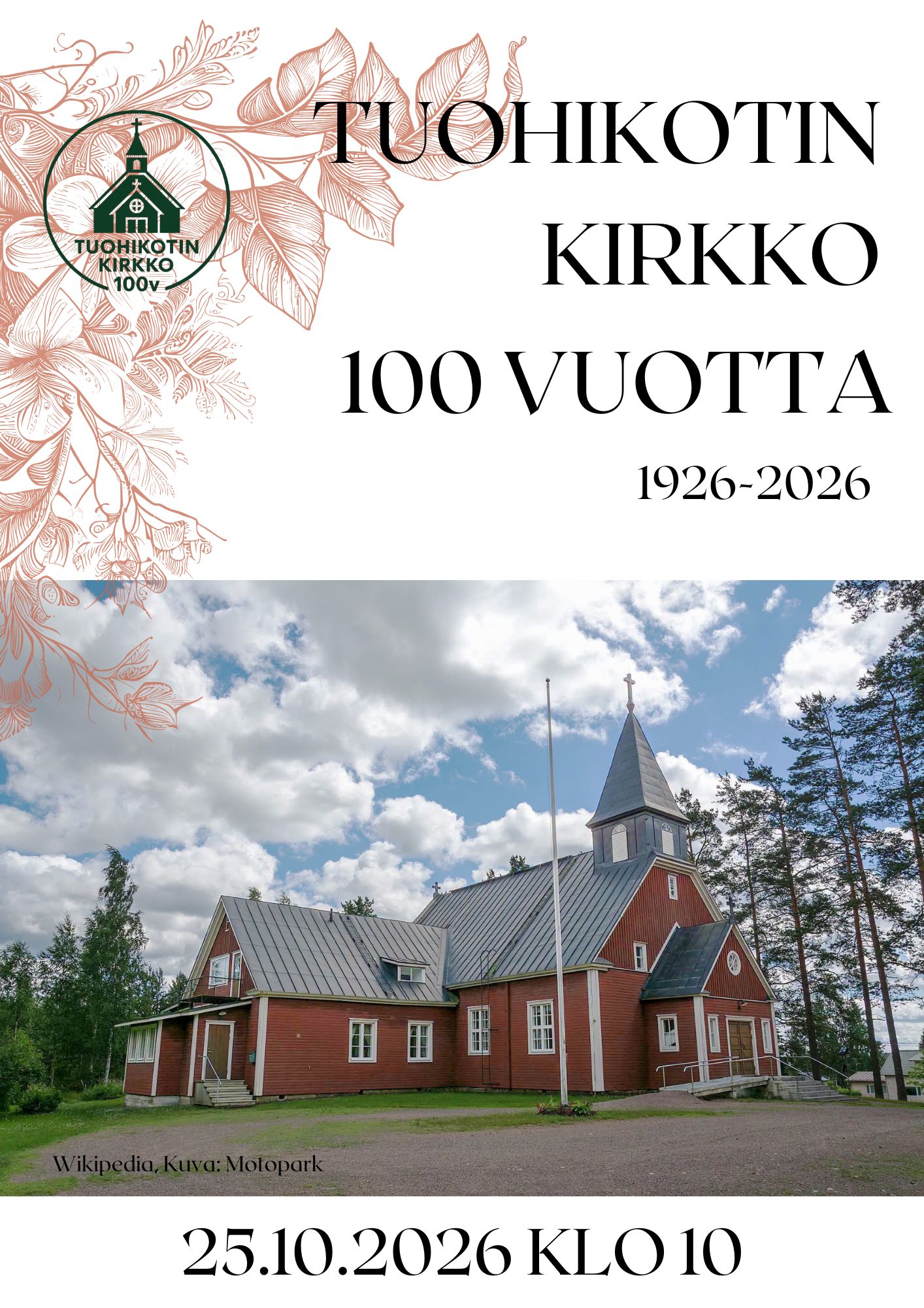 byKuva: Tuohikotin kirkko Wikipedia, Motopark CC By3.