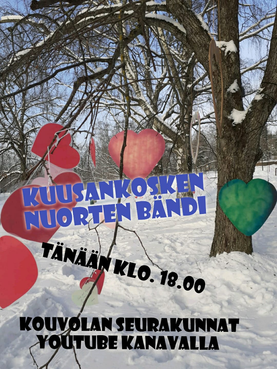 Kuusankosken Nuorten HouseBandin online-keikka Nuorten bändi