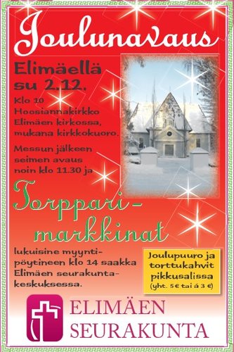 Torpparimarkkinat Elimäellä Torpparimarkkinat Elimäellä