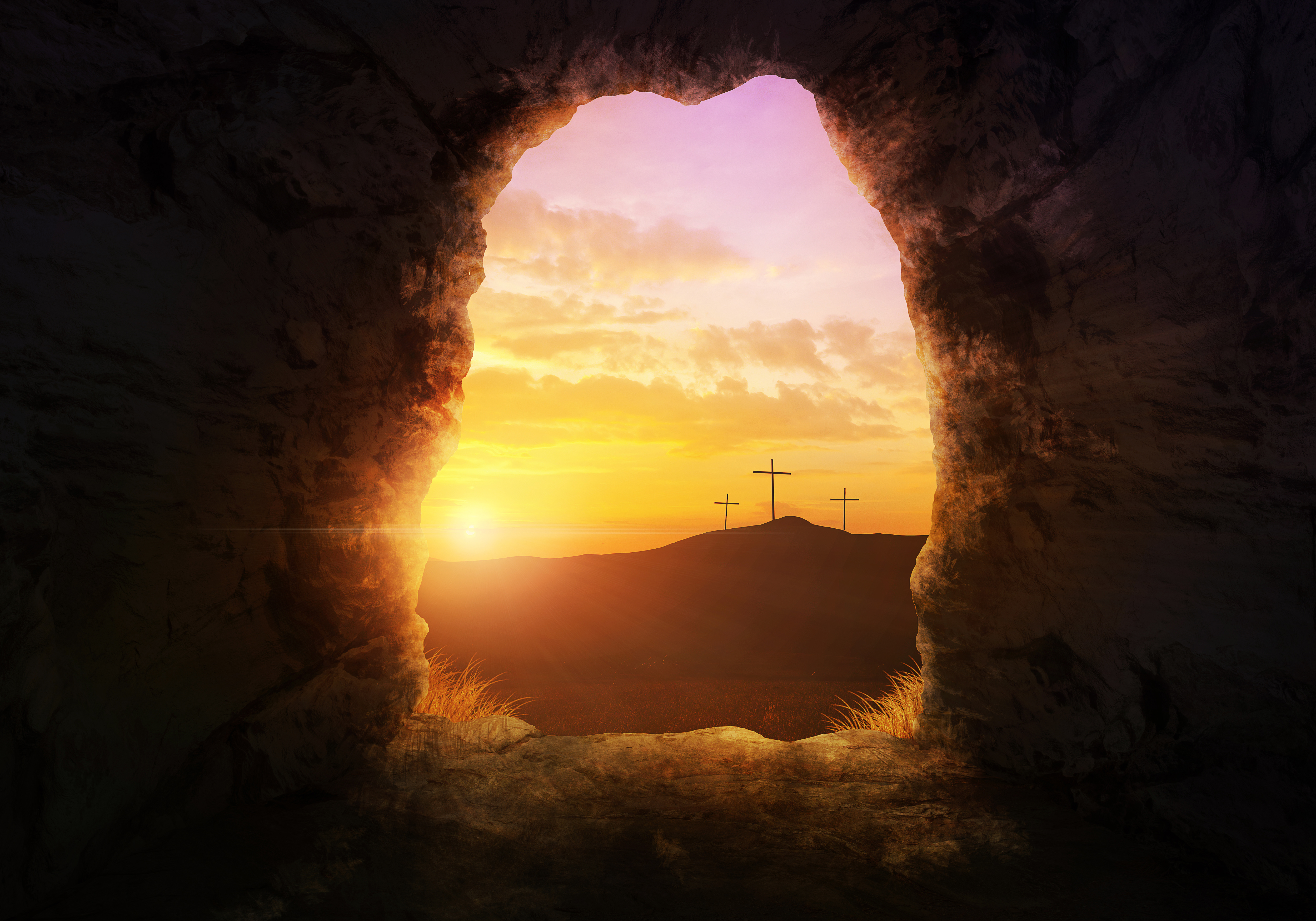 Jeesuksen ristinkuolema ja ylösnousemus merkitsevät synnin, kuoleman ja pahan vallasta pääsemistä.