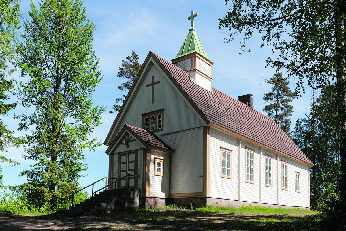 Tirvan kirkko Tirvan kirkko kesällä.