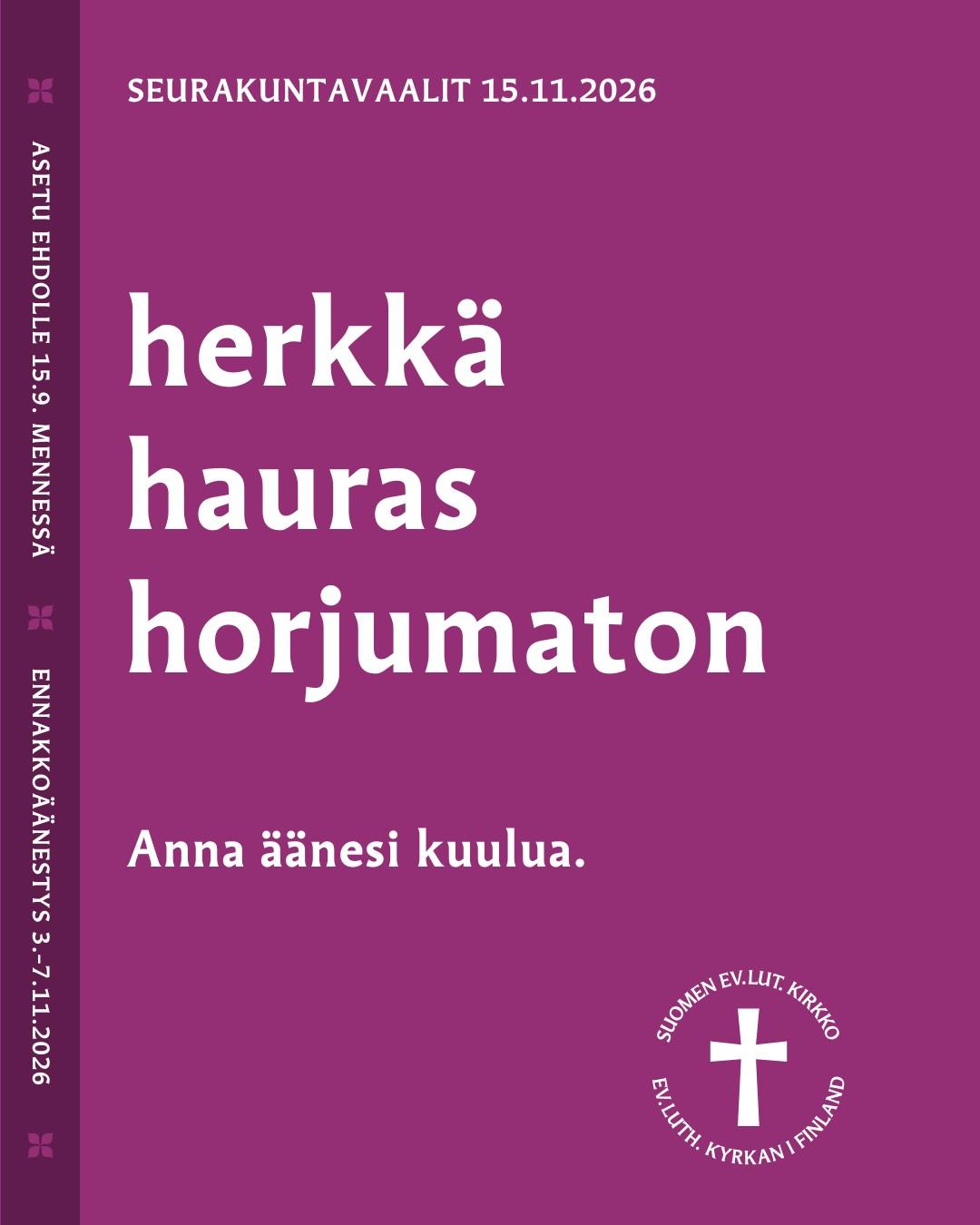 Herkkä, hauras, horjumaton
