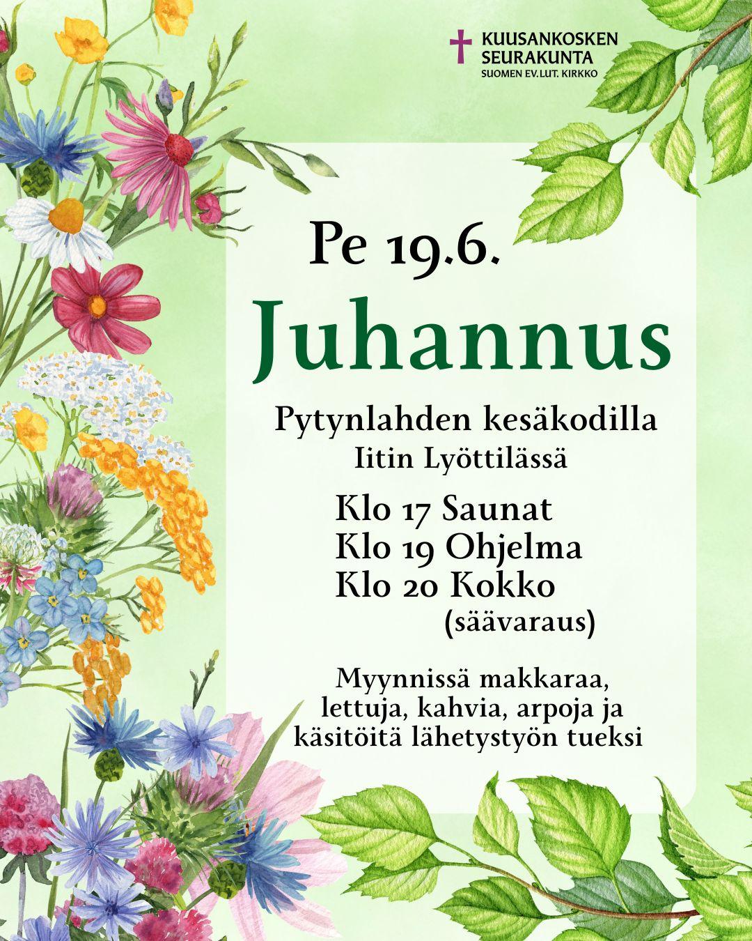 Juhannusjuhlan mainos